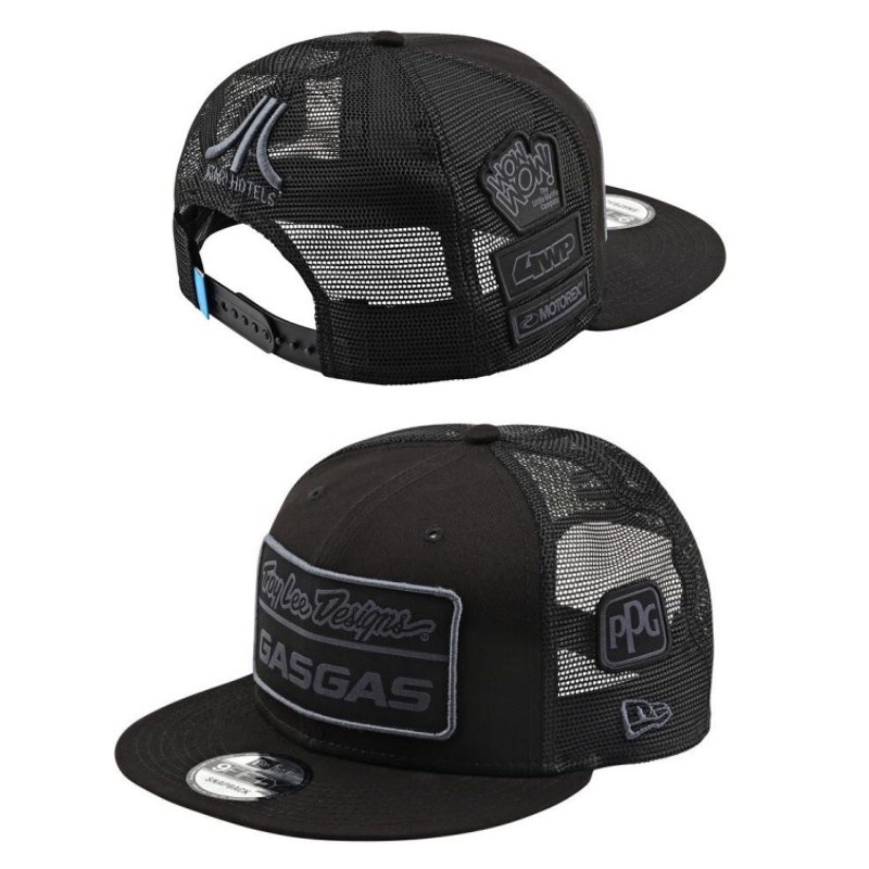 2021 Topi TLD GAGAS Troy Lee ตาข่ายออกแบบ Snapback หมวกผู้ชายผู้หญิงตาข่าย Trucker หมวกปรับกีฬา Motocross ทีมหมวก