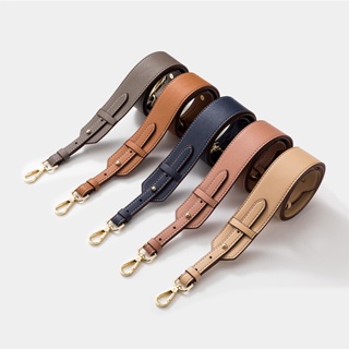 สายสะพายกระเป๋าหนังแท้ หนัง PU ปรับได้ ปรับระดับได้ Leather Shoulder Sling Strap Replacement