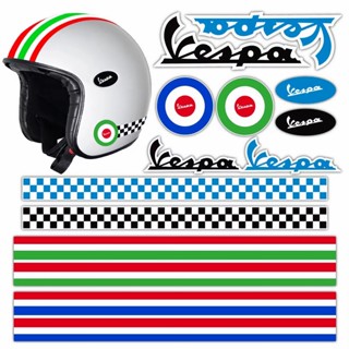 สติกเกอร์ ลายหมวกกันน็อค Elle 3M สําหรับ vespa vespa vespa Sprint Spring LX150GTS300