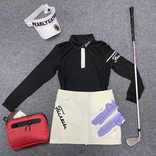 [Titleist] เสื้อโปโลแขนยาว ระบายอากาศ ป้องกันแดด เข้ารูป สไตล์ใหม่ สําหรับผู้หญิง