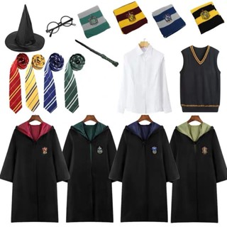 เสื้อคลุมคอสเพลย์ ชุดนักเรียน Harry Potter Glenfendor Slytherin