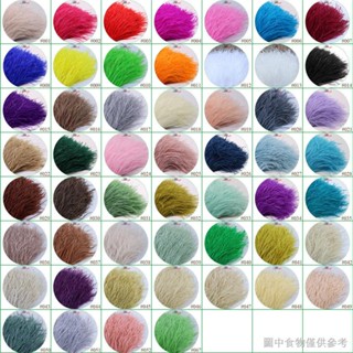 ขนนกกระจอกเทศ ผ้าลูกไม้ แฮนด์เมด ยาว 1.0 ม. สําหรับตกแต่งเสื้อผ้า
