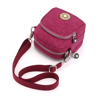 Bag womens waterproof oxford cloth womens bag shoulder crossbody mini bag canvas mobile coin purse