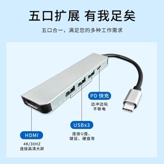 อะแดปเตอร์แปลง typec เป็น hdmi USB3.0 typec เป็น hdmi สําหรับโทรศัพท์มือถือ คอมพิวเตอร์