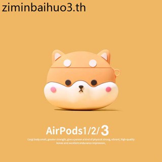 [จัดส่งด่วน] เคสหูฟัง แบบนิ่ม ลายการ์ตูนคอร์กี้น่ารัก สําหรับ Airpods 1 2 3 Pro 2 3