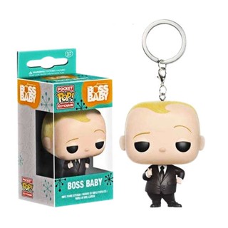 Funko pop Baby Boss Boss Baby สินค้าตุ๊กตาพวงกุญแจรถจี้เด็กประธานาธิบดี บริษัท