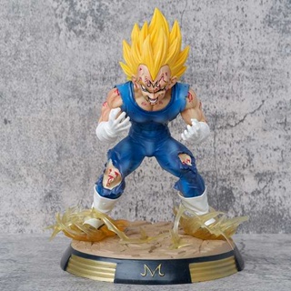 โมเดลฟิกเกอร์ การ์ตูน Dragon Ball FC Squatting Posture Vegeta Goku Aeration Super Saiyan