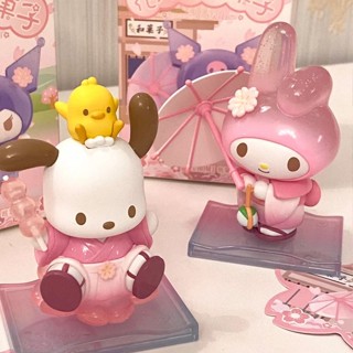 SANRIO 【ของแท้】TOPTOY กล่องสุ่ม ตุ๊กตาซานริโอ้ สุนัขหูใหญ่ M Kitty เซอร์ไพรส์ ของเล่นแฟชั่น สร้างสรรค์ ของขวัญวันเกิด สําหรับเด็กผู้หญิง