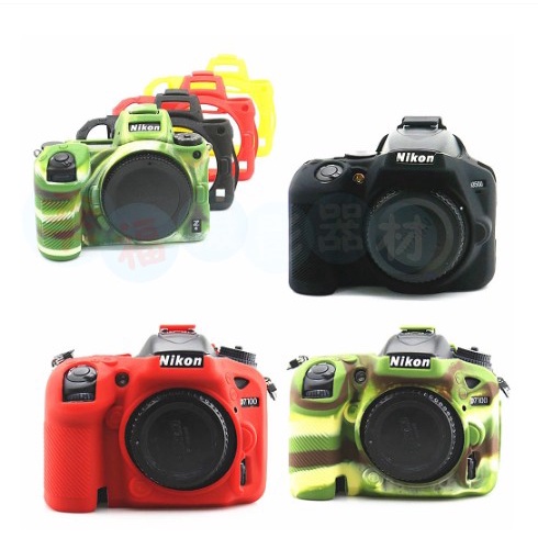 พร้อมส่ง เคสกระเป๋าซิลิโคน ป้องกันกล้อง SLR สําหรับ Nikon D600 D610 D7000 D5300 D3500