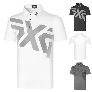 Pxg เสื้อโปโลแขนสั้นลําลอง คอปก แบบแห้งเร็ว ระบายอากาศได้ดี เหมาะกับฤดูร้อน สําหรับผู้ชาย ใส่เล่นกีฬากอล์ฟ