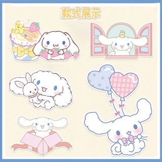 สติกเกอร์ ลายการ์ตูนสุนัข Sanrio Cinnamon สุดเท่ สําหรับตกแต่งรถยนต์ รถจักรยานยนต์ไฟฟ้า