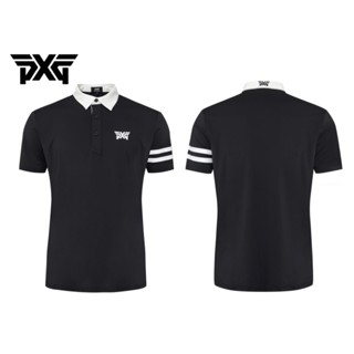 [PXG] Amoi Golf เสื้อยืดโปโล แขนสั้น แบบแห้งเร็ว ระบายอากาศ สําหรับผู้ชาย