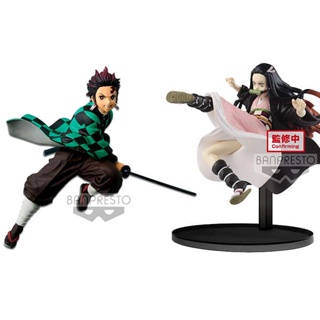 ฟิกเกอร์ Demon Slayer Blade Tanjirou Nezuko Flying Kick Battle Scenery สําหรับตกแต่งบ้าน