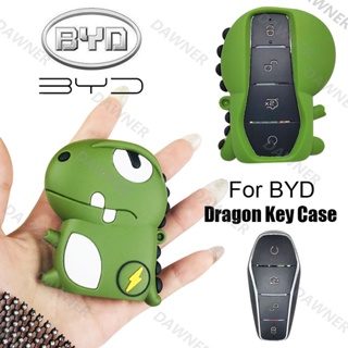 เคสกุญแจรีโมทรถยนต์ ลายการ์ตูนน่ารัก อุปกรณ์เสริม สําหรับ BYD Atto 3