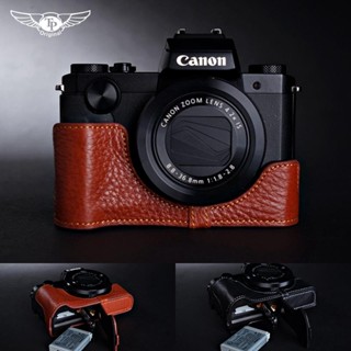 ♧Taiwan TP เคสกระเป๋าหนังแท้ สําหรับ Canon Canon G5X PowerShot G5 X