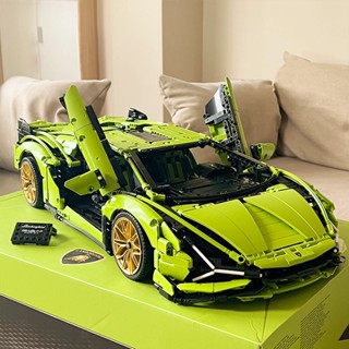 Lamborghini Ferrari ของเล่นตัวต่อเลโก้รถแข่ง 8-12 ปี สําหรับเด็กผู้ชาย