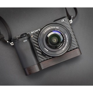 [อุปกรณ์เสริมถ่ายภาพ น้ําหนักเบา] ด้ามจับไม้มะเกลือ แฮนด์เมด สําหรับ sony A6400 6300 6100 6,000