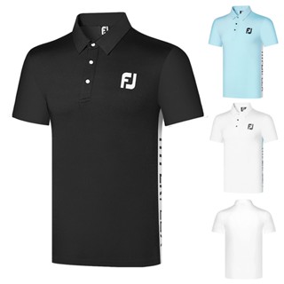 Fj เสื้อโปโลแขนสั้นลําลอง ระบายอากาศ สวมใส่สบาย เหมาะกับฤดูร้อน สําหรับผู้ชาย