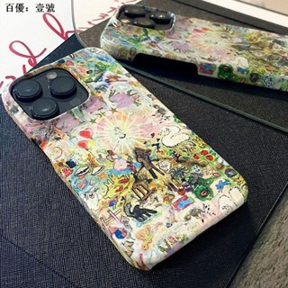 เคสโทรศัพท์มือถือแบบแข็ง ลายภาพวาดสีน้ํามัน สไตล์ยุโรป อเมริกัน สําหรับ Iphone 14ProMax 13Pro 12 11 xs xr x