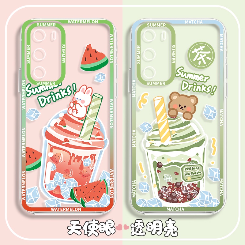 เหมาะสําหรับ Huawei mate40pro เคสโทรศัพท์ p30 กระต่ายแตงโม 50nova5i คู่ 7 หมีน้อย 9 ผู้ชายผู้หญิง 8x