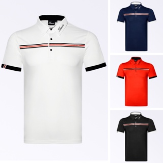 Titleist เสื้อโปโลแขนสั้น ระบายอากาศ แบบแห้งเร็ว เหมาะกับฤดูร้อน สําหรับผู้ชาย