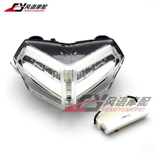 ไฟเบรกท้าย LED แบบใส พร้อมพวงมาลัย สําหรับ Ducati 848 1098 1198 1198S/R