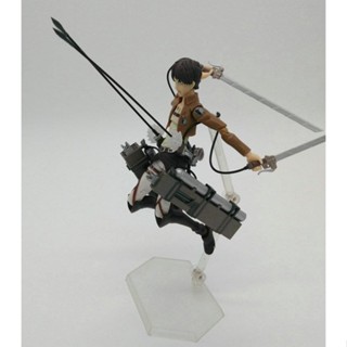 โมเดลฟิกเกอร์ Attack on Titan figma Mikasa 203 Allen 207 Captain 213