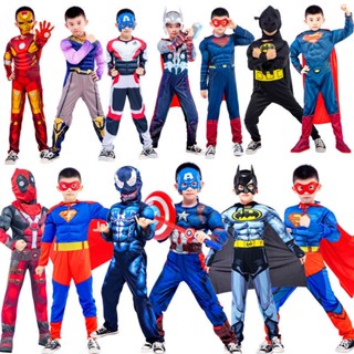 ชุดบอดี้สูทคอสเพลย์ กัปตันอเมริกา ไอรอนแมน แบทแมน สไปเดอร์แม…