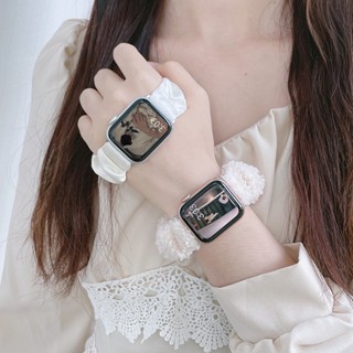 ۩สายนาฬิกาข้อมือ สําหรับ Apple Watch 7 Iwatch 6th Generation 5 4SE 40 มม. 44 s7 6 41 45