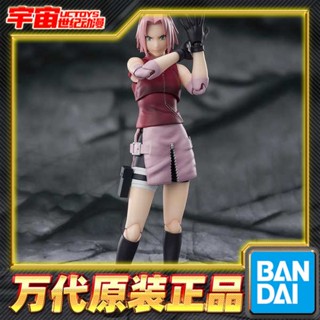 Pre-order Bandai SHF Haruno Sakura Sakura Naruto Shippuden ฟิกเกอร์ขยับได้