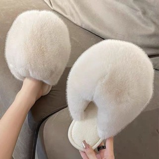 High-value Mao Mao slippers women&amp;#39;s popular autumn non-slip indoor cute cotton slippers