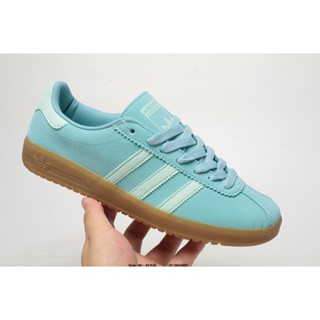 Adidas Originals Bermuda suede รองเท้าผ้าใบลําลอง หนังนิ่ม กันลื่น น้ําหนักเบา ทนต่อการสึกหรอ