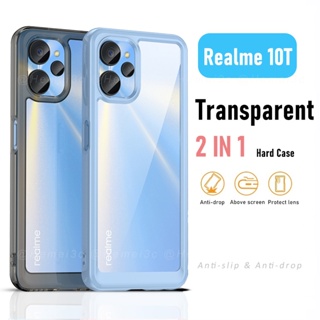 เคสโทรศัพท์มือถืออะคริลิคใส แบบแข็ง กันกระแทก สําหรับ Realme 9i 10T Realme10T 5G