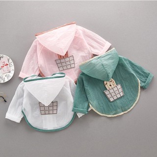 พร้อมส่ง~[โปรโมชั่น] เสื้อคลุมกันแดด ป้องกันยุง และแมลง สําหรับเด็กผู้ชาย และเด็กผู้หญิง