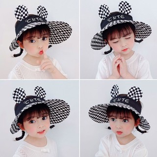 พร้อมส่ง~[โปรโมชั่น] หมวกกันแดด แบบบาง สําหรับเด็กผู้ชาย และเด็กผู้หญิง