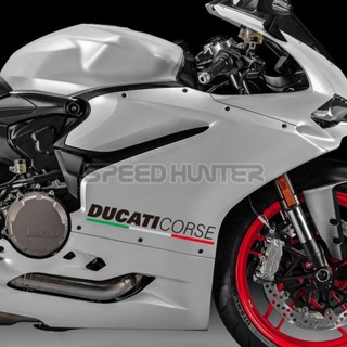 สติกเกอร์สะท้อนแสง ลาย DUCATI CORSE DUCATI 848 889 959 1098 ดัดแปลง สําหรับติดตกแต่งรถยนต์ รถจักรยานยนต์