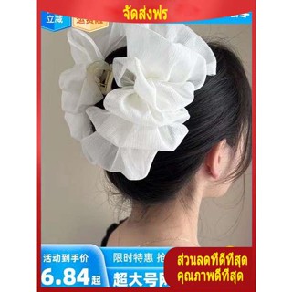 โบว์ติดผม 2023ใหม่คลิปฟองตาข่ายสองด้านโบว์กิ๊บหนีบผมกิ๊บหนีบผมกิ๊บหลังศีรษะผู้หญิงเครื่องประดับผมขนาดใหญ่