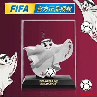 ❣✣ตุ๊กตาฟิกเกอร์ Katar World Cup Mascot แบบพับได้ สําหรับตกแต่ง