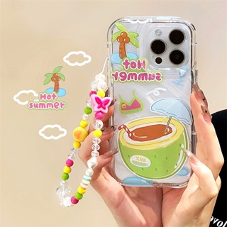 [พร้อมส่ง] เคสป้องกันโทรศัพท์มือถือ พร้อมสายคล้องมือ สําหรับ Apple iPhone 15 14 13 12 11 PROMAX XS XR XSMAX SE2020 6 7 8PLUS MINI