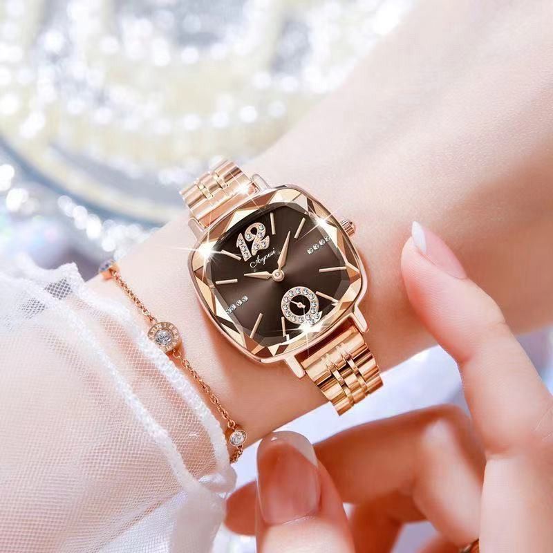 [Low Price Pick-Up Leak] Swiss Automatic Movement Watch Female High-End Non-Fade Luminous Waterproof