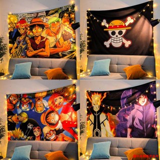 เข็ม▲ผ้าพื้นหลัง ลายการ์ตูนนารูโตะ One Piece สําหรับตกแต่งบ้าน หอพัก ห้องเช่า