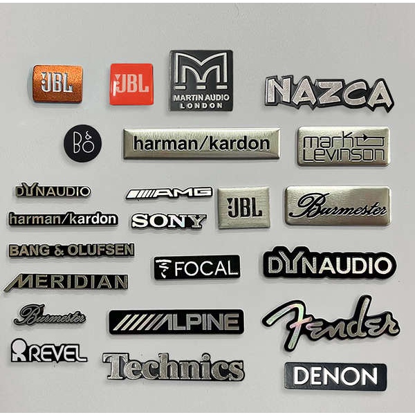 เหมาะสำหรับ CC Harman Kardon โลโก้เสียงลำโพง BOSE Magotan Taner ฉลากเครื่องเสียงรถยนต์เบอร์ลิน