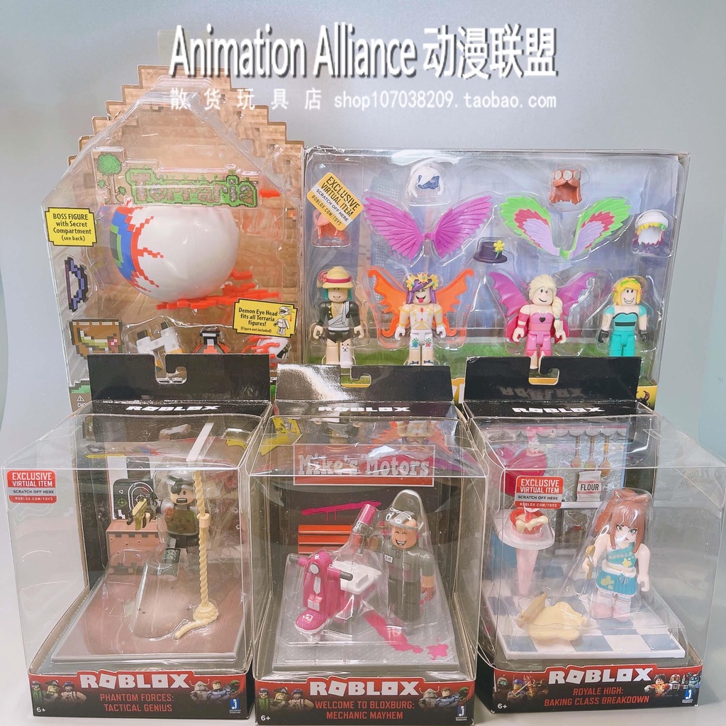 Roblox 10 ซม.ตุ๊กตาRoblox Virtual Minecraft ตุ๊กตาเคลื่อนย้ายได้ของเล่น