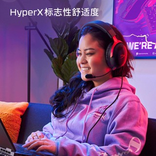 Ffdhyperx ชุดหูฟังเล่นเกม เอฟเฟคเสียง DTS CSGO Cloud3 Hurricane 3