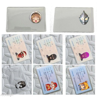 Xiaohongshu เคสใส ใส่บัตรประจําตัวประชาชน รูปปลากะพงตลก 666