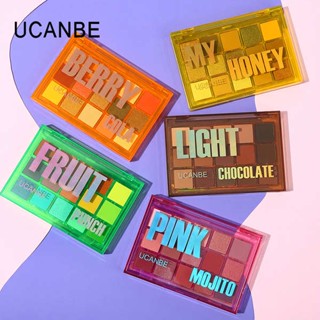 [จัดส่งด่วน] Ucanbe พาเลทอายแชโดว์ เนื้อแมตต์ สีฟ้า สีเขียว ขนาดเล็ก สําหรับแต่งหน้า