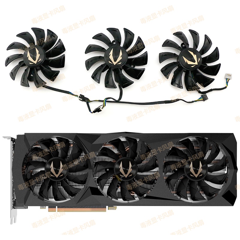 ZOTAC/Kine RTX 2080Ti AMP Edition/พัดลมสามเท่ากับพัดลม GA92S2U