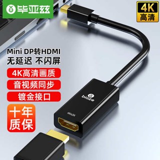 [จัดส่งรวดเร็ว] Biaz minidp เป็น hdmi ตัวแปลงเชื่อมต่อ 4K HD โน้ตบุ๊ก เชื่อมต่อจอแสดงผล โปรเจคเตอร์ สายฟ้า เหมาะสําหรับ Apple macbook พื้นผิว คอมพิวเตอร์ dp เป็น hdni