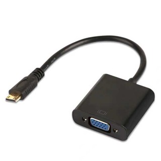 [จัดส่งด่วน] สายเคเบิลแปลง HDMI เป็น VGA ขนาดเล็ก HDMI เป็น VGA สําหรับแท็บเล็ต PC HD