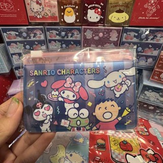 พวงกุญแจ ของแท้ Sanrio melody Cartoon Kitty Gemini ID Card ที่ใส่บัตรจราจรที่ใส่บัตรเก็บของอเนกประสงค์